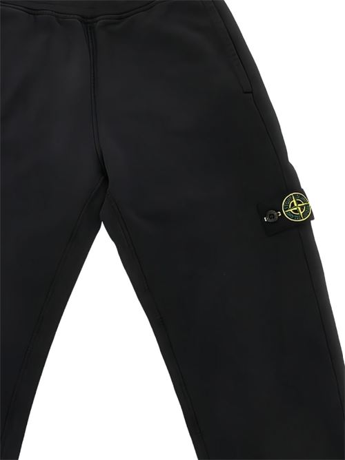 Pantalone felpa bambino Stone Island nero STONE ISLAND KIDS | 6200007S0040V0029